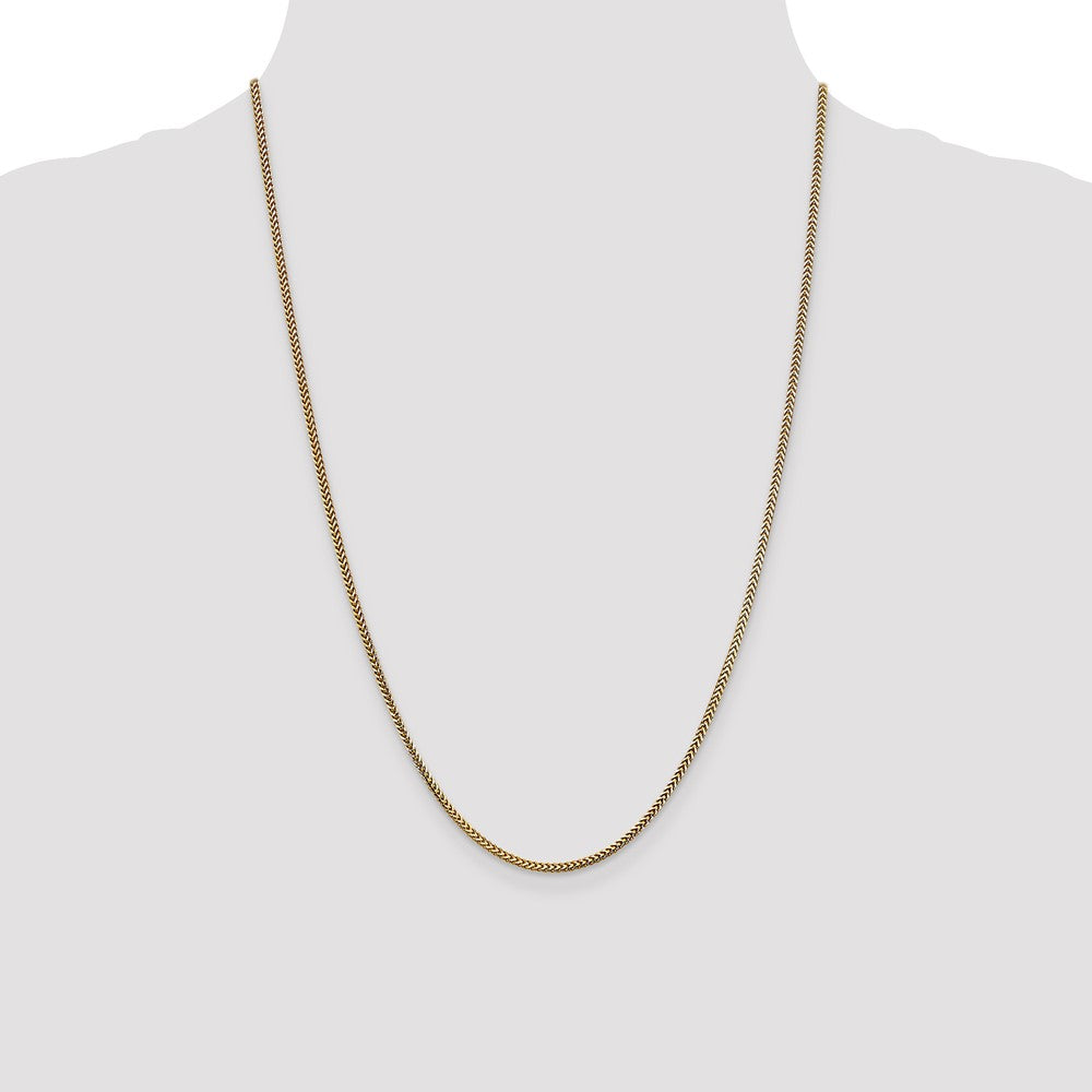 1.5mm Franco Chain - Yellow Gold