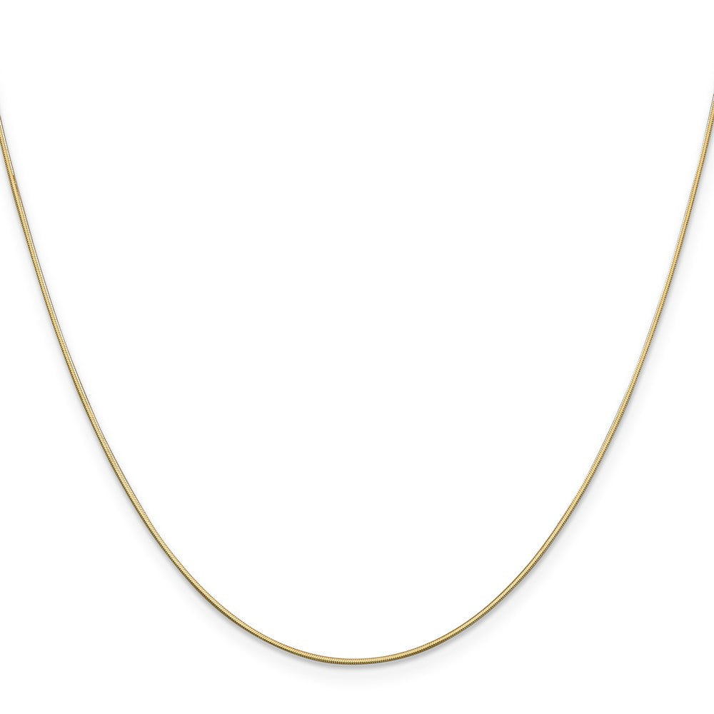 .8mm D/C Octagonal Snake Chain - Yellow Gold