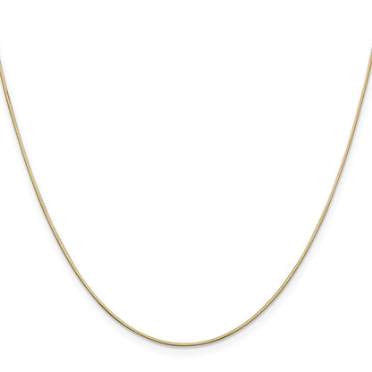 .8mm D/C Octagonal Snake Chain - Yellow Gold