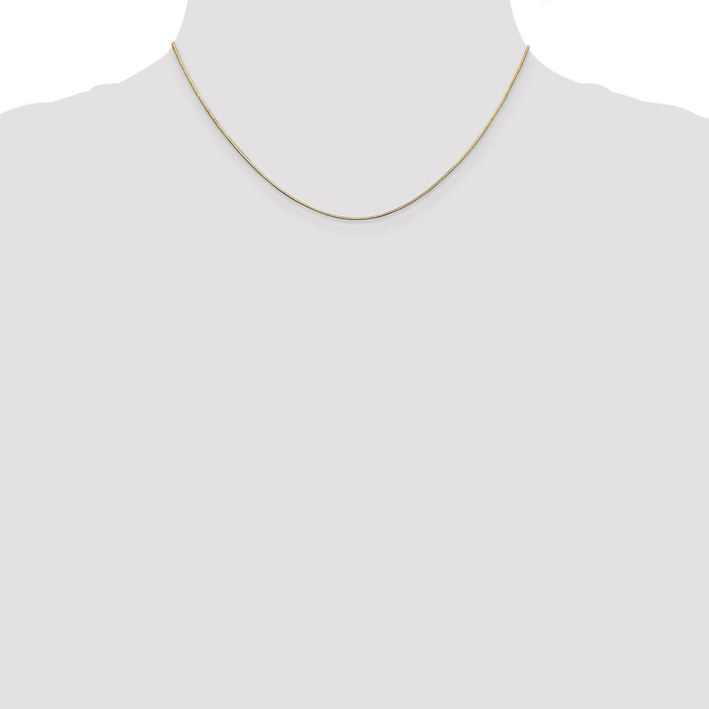 .8mm D/C Octagonal Snake Chain - Yellow Gold