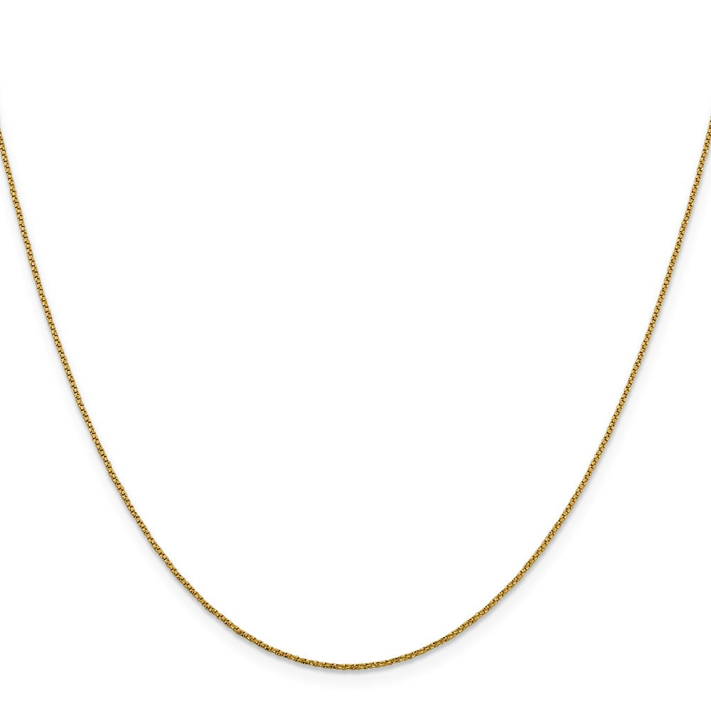 .9mm D/C Twisted Box Chain - Yellow Gold