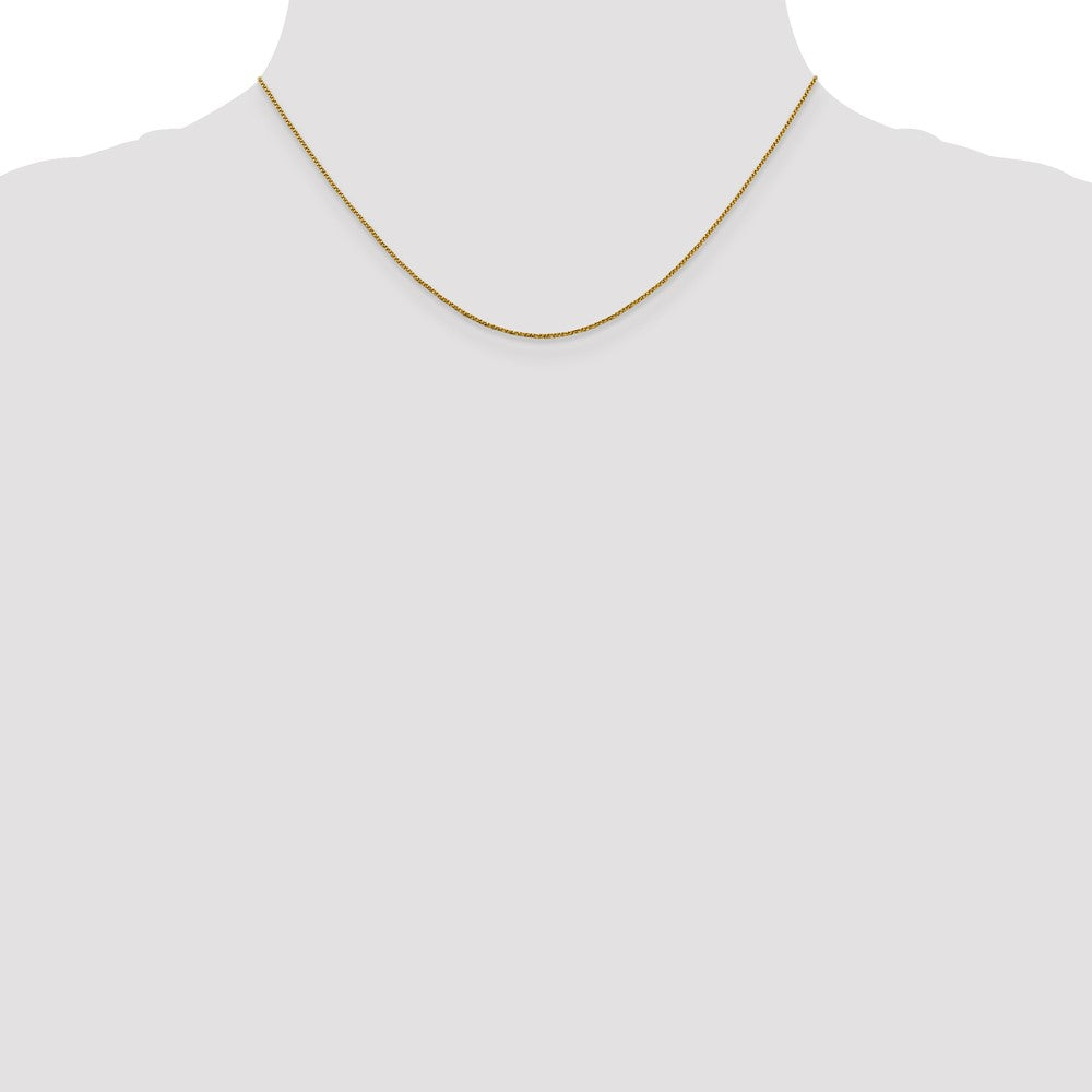 .9mm D/C Twisted Box Chain - Yellow Gold