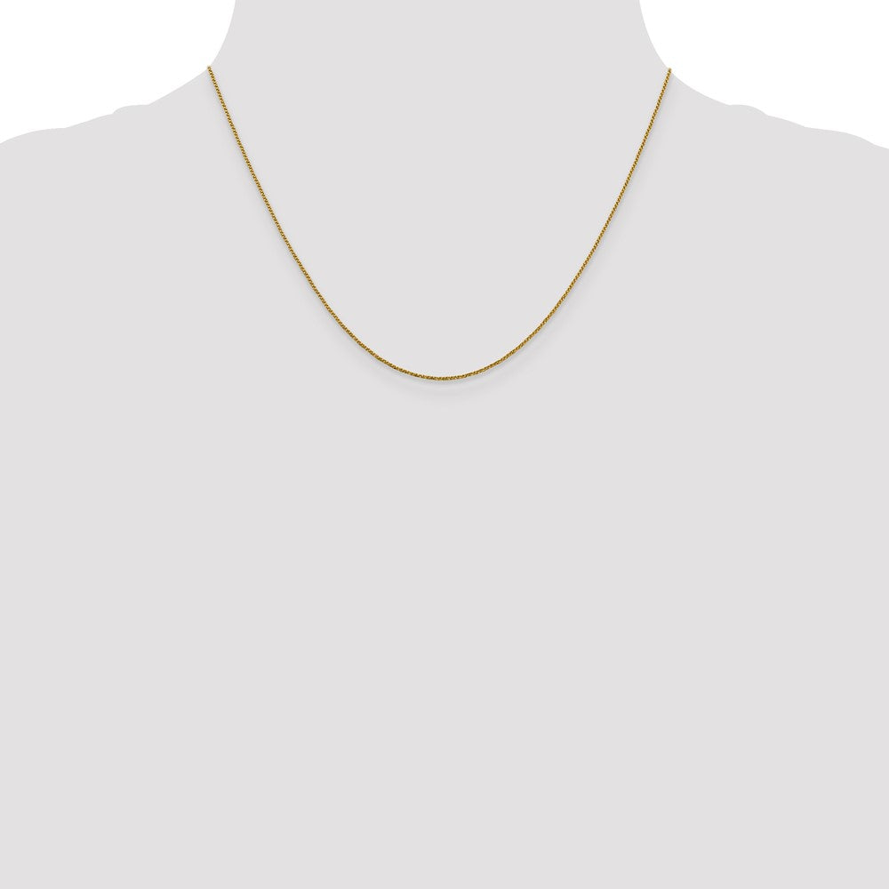 .9mm D/C Twisted Box Chain - Yellow Gold