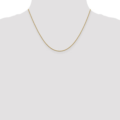 .9mm D/C Twisted Box Chain - Yellow Gold