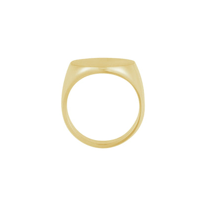 18 mm Round Signet Ring
