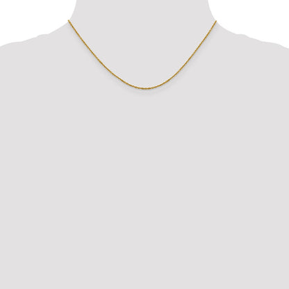 1.25mm D/C Cable Chain - Yellow Gold