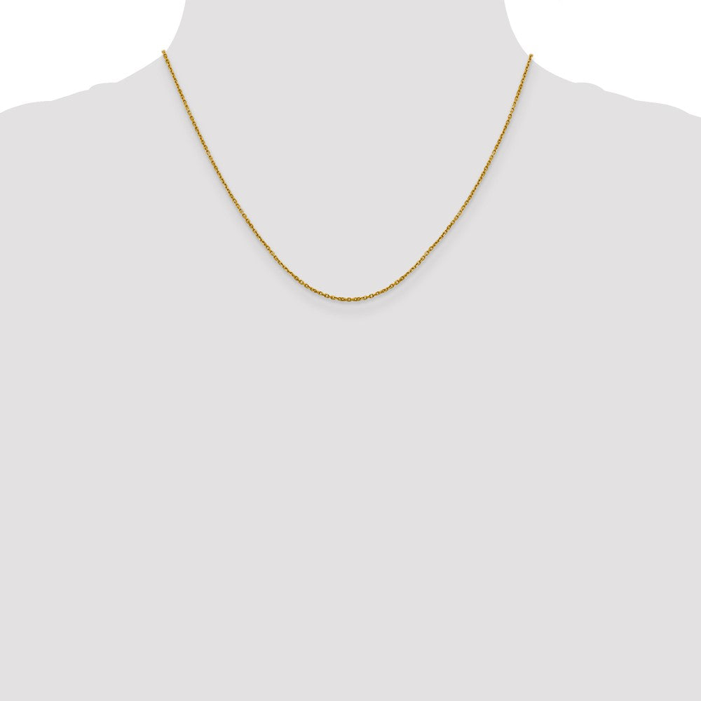 1.25mm D/C Cable Chain - Yellow Gold