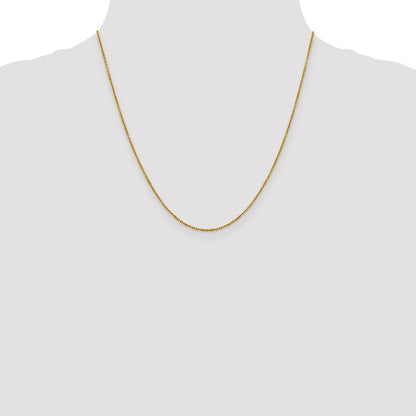 1.25mm D/C Cable Chain - Yellow Gold