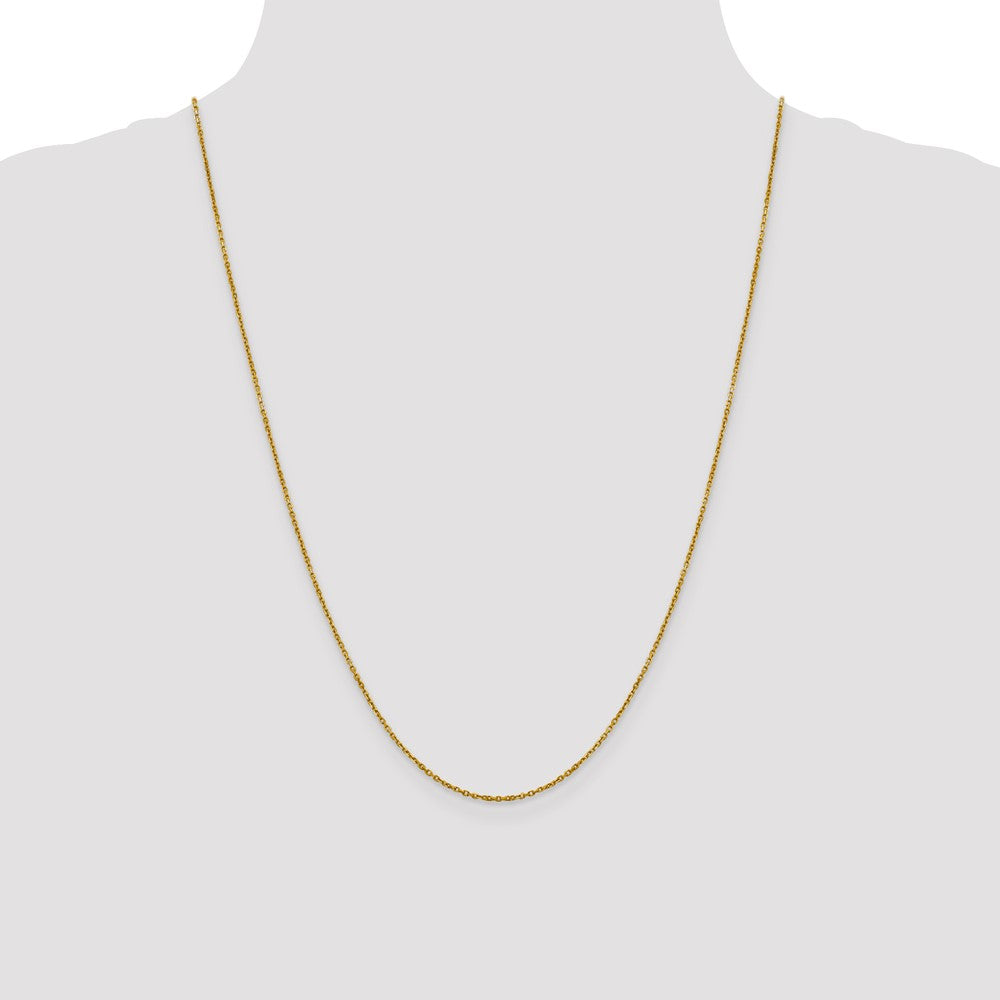 1.25mm D/C Cable Chain - Yellow Gold