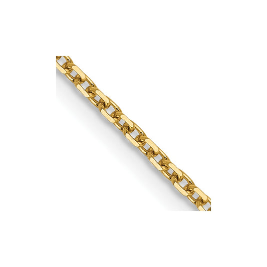 1.25mm D/C Cable Chain - Yellow Gold