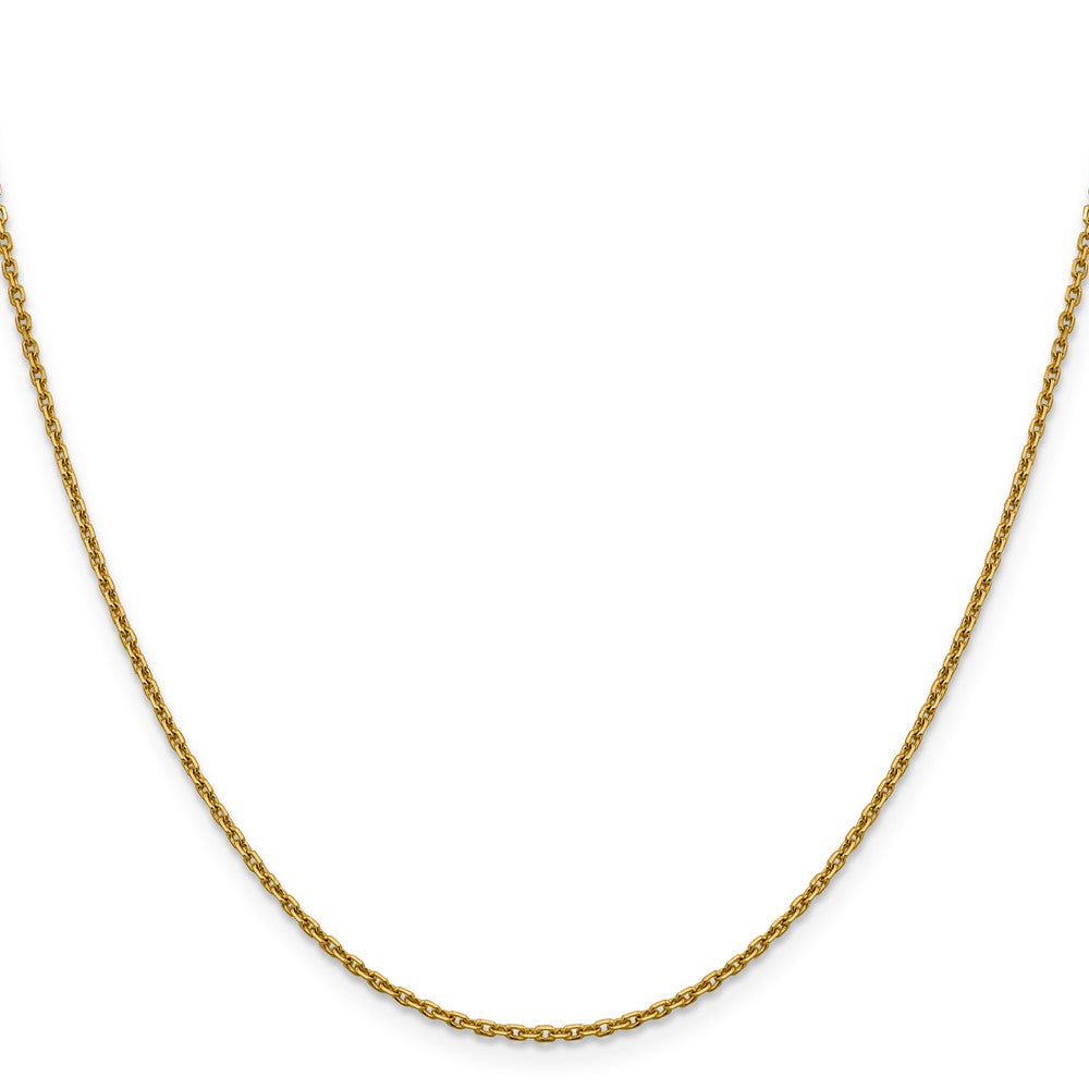 1.5mm D/C Cable Chain - Yellow Gold