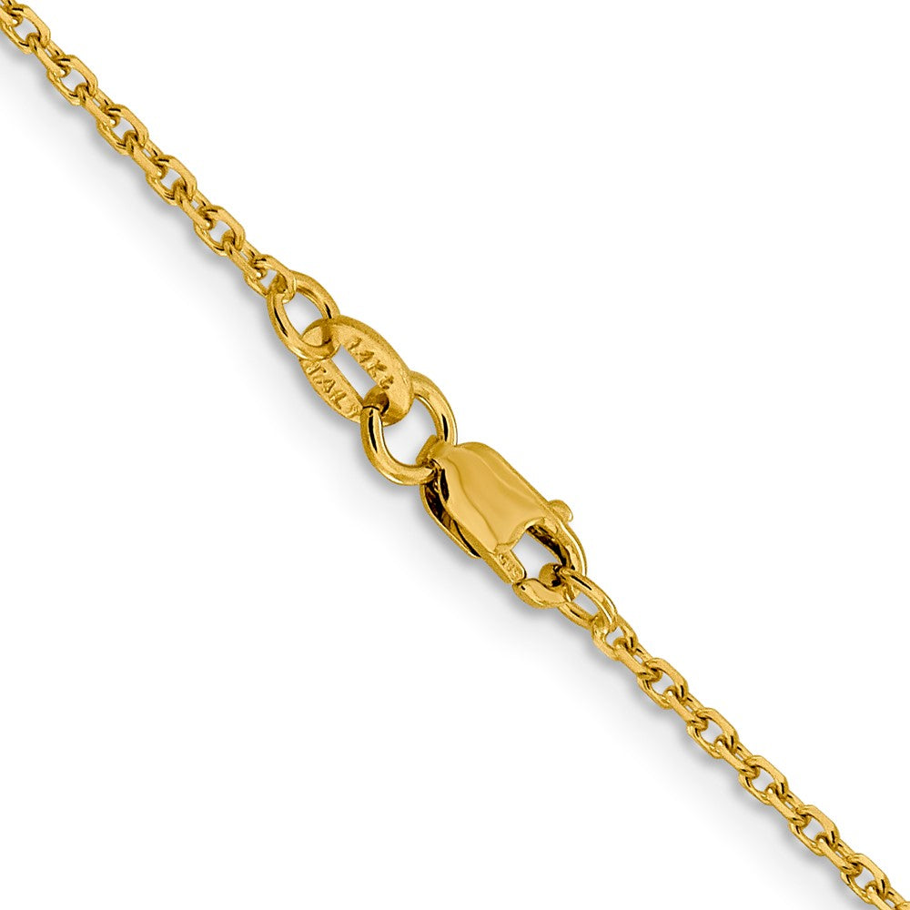 1.5mm D/C Cable Chain - Yellow Gold