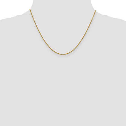 1.5mm D/C Cable Chain - Yellow Gold