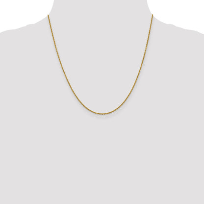 1.5mm D/C Cable Chain - Yellow Gold