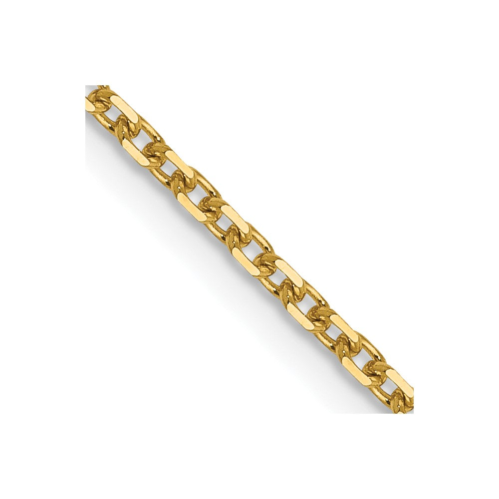 1.5mm D/C Cable Chain - Yellow Gold