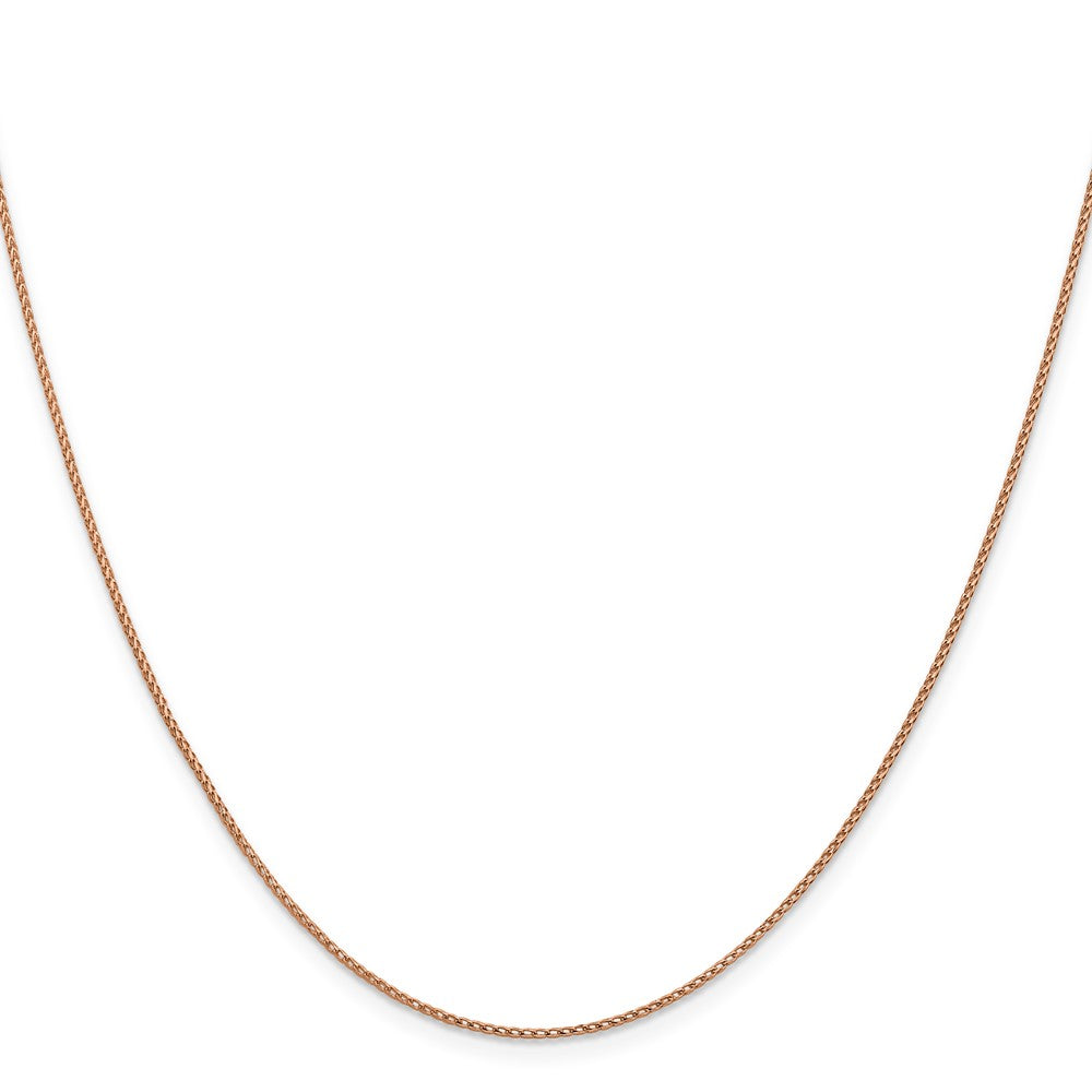 1mm D/C Open Franco Chain - Rose Gold