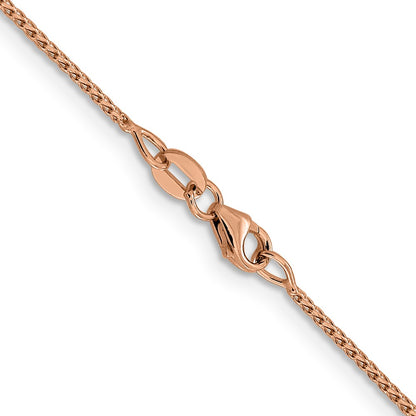 1mm D/C Open Franco Chain - Rose Gold
