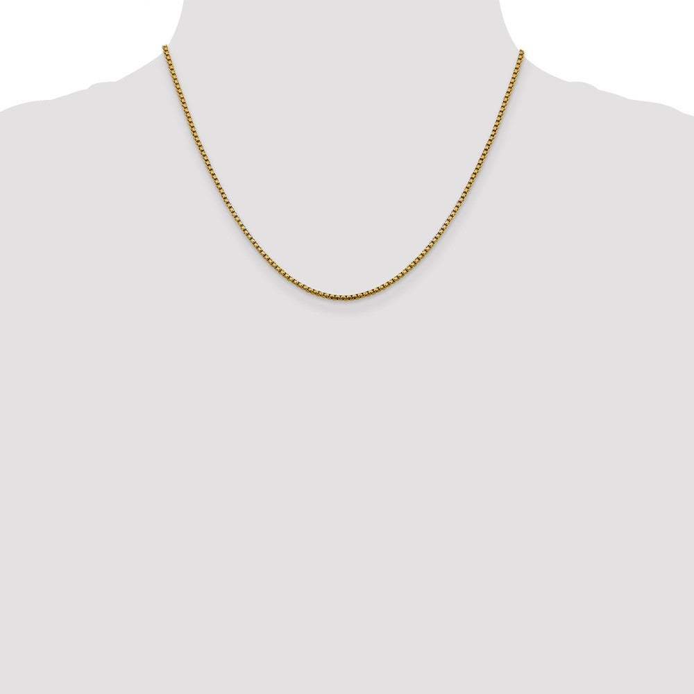 1.85mm Semi-Solid D/C Round Box Chain