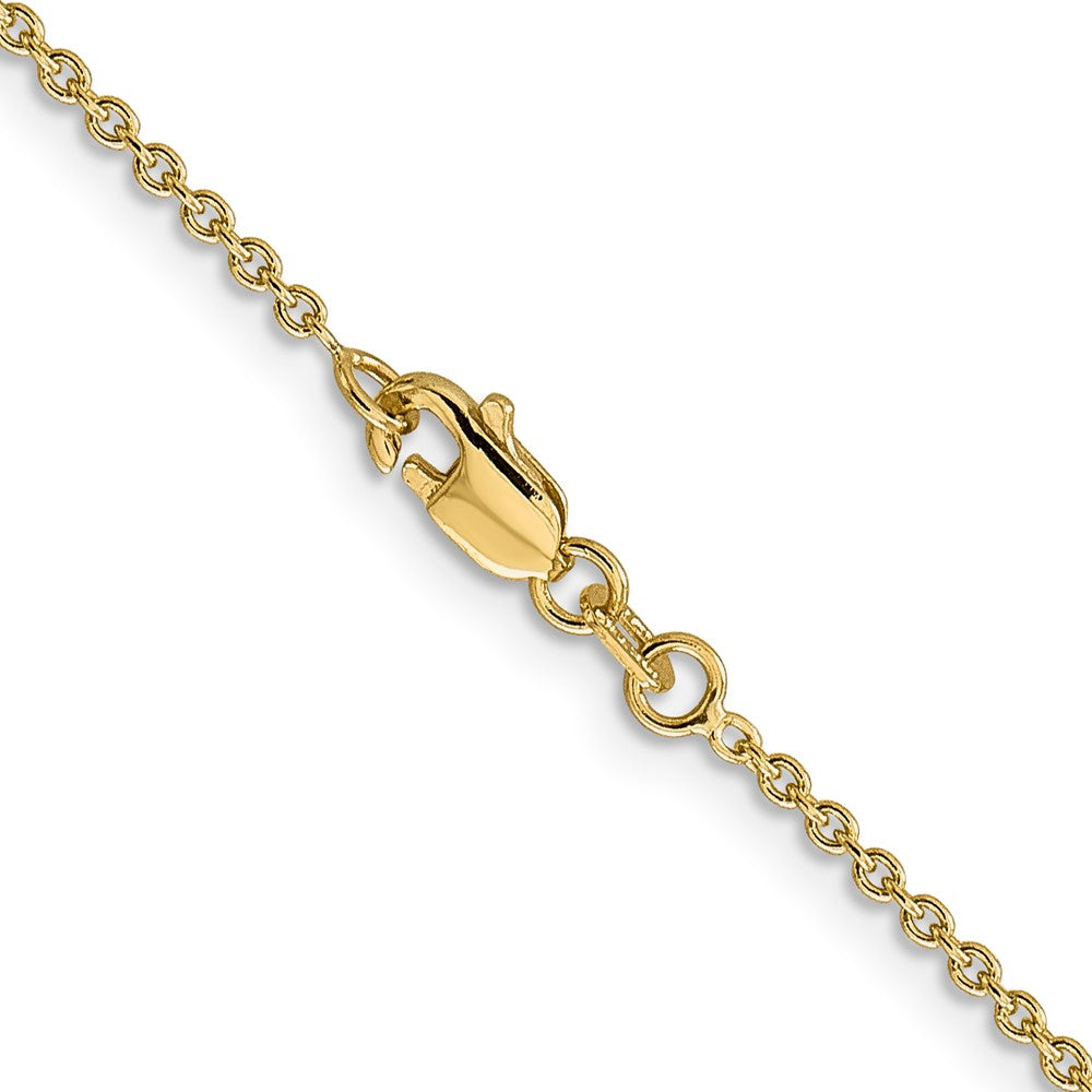 1.8mm Round Cable Chain - Yellow Gold