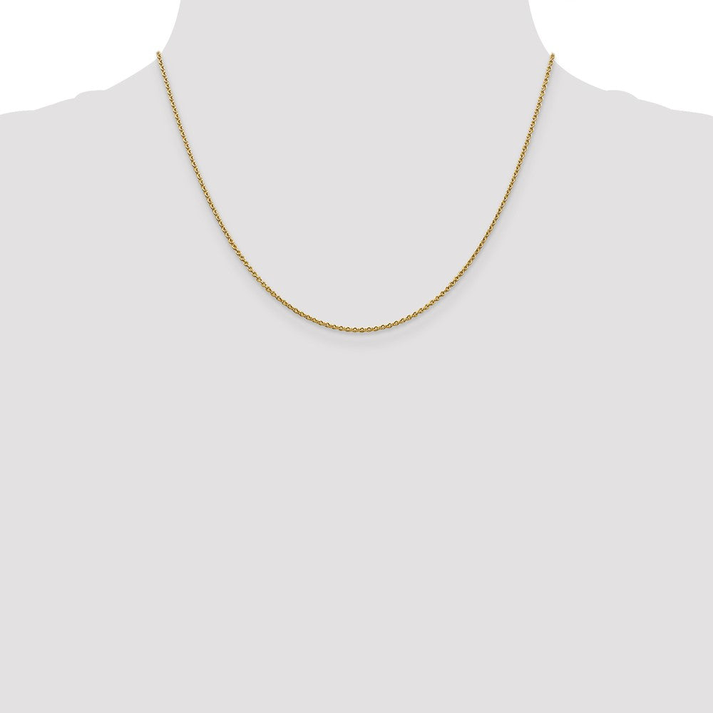 1.8mm Round Cable Chain - Yellow Gold