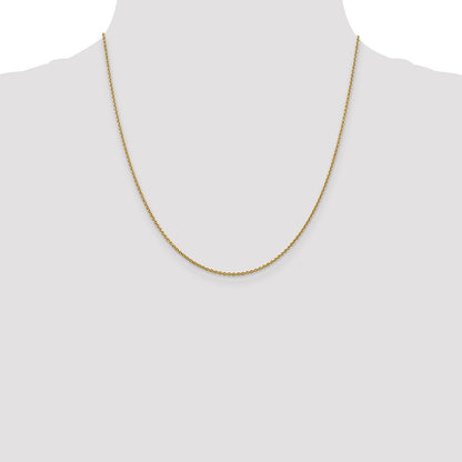 1.8mm Round Cable Chain - Yellow Gold
