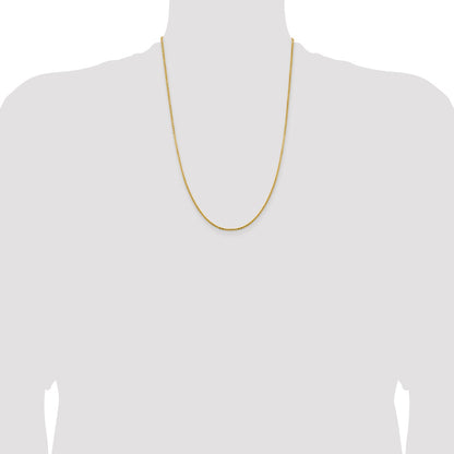 1.95mm Flat Cable Chain - Yellow Gold