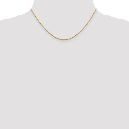 1.3mm Loose Rope Chain - Yellow Gold