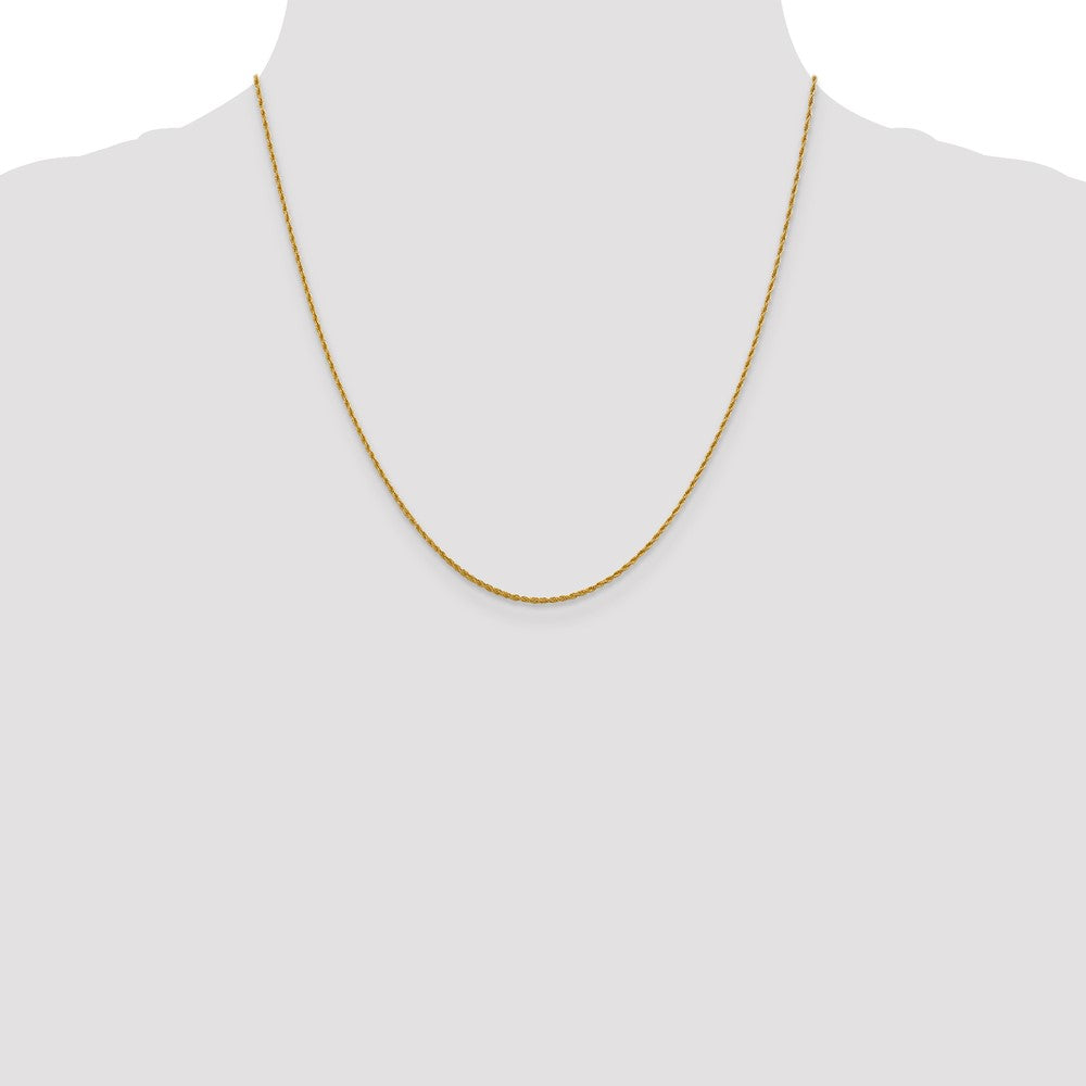 1.3mm Loose Rope Chain - Yellow Gold
