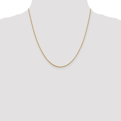 1.3mm Loose Rope Chain - Yellow Gold