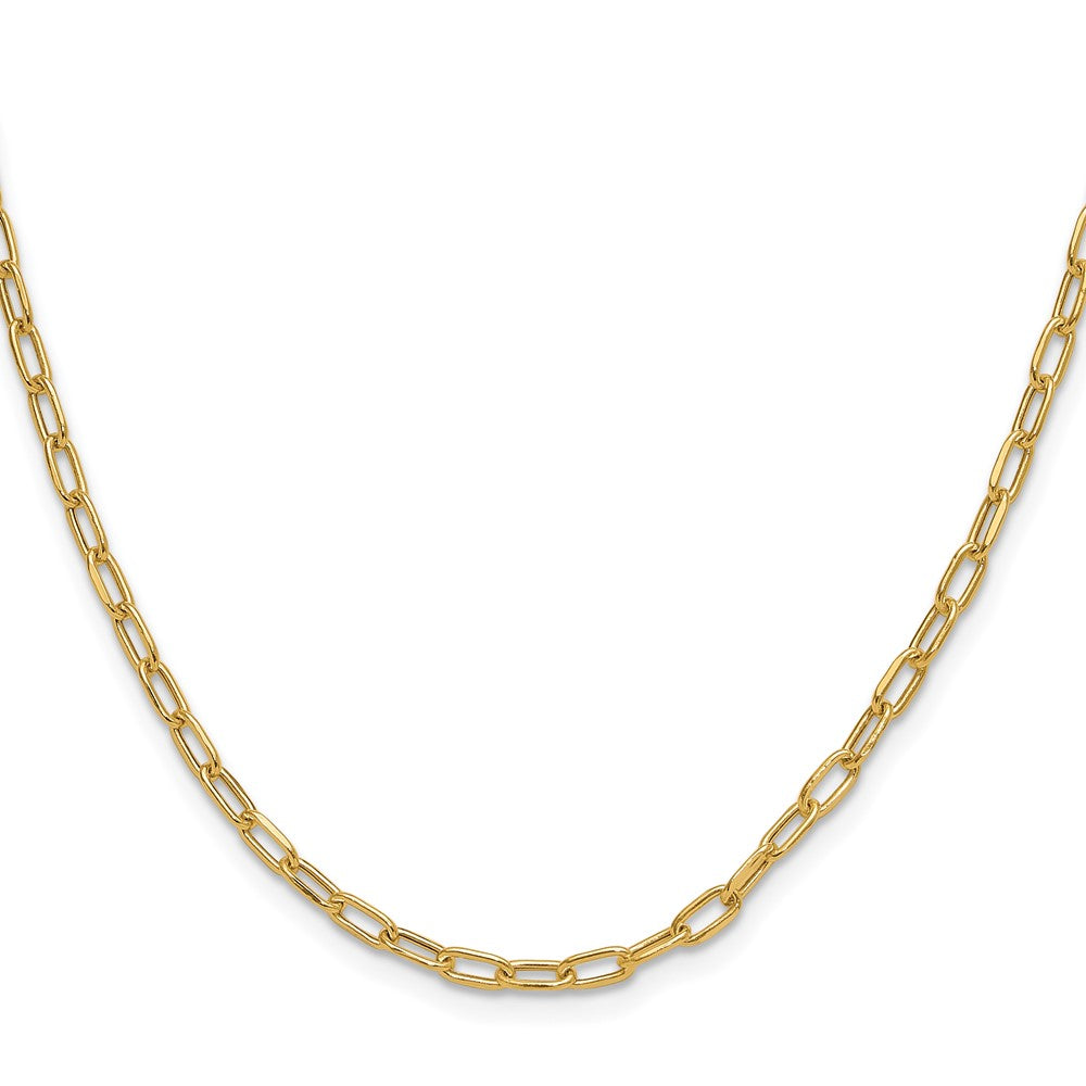 3.0mm Semi-Solid Beveled D/C Paperclip Chain