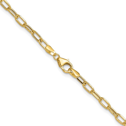 3.0mm Semi-Solid Beveled D/C Paperclip Chain