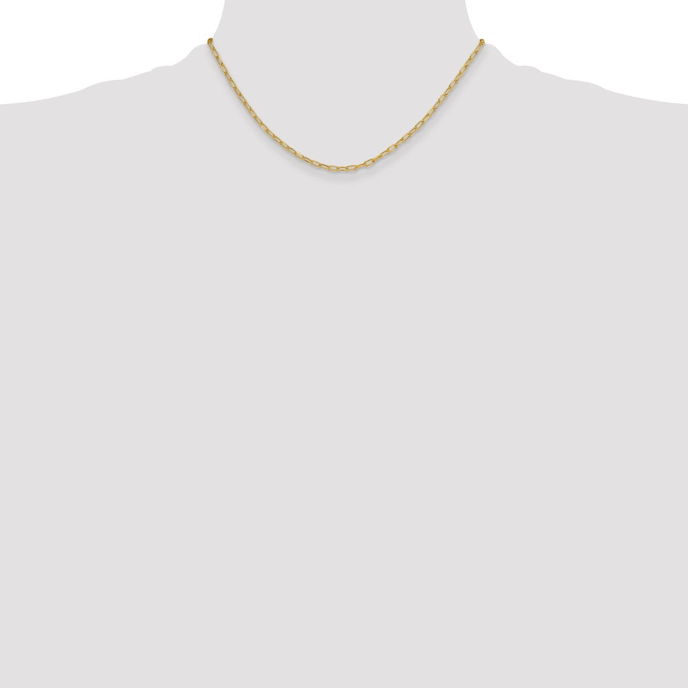3.0mm Semi-Solid Beveled D/C Paperclip Chain