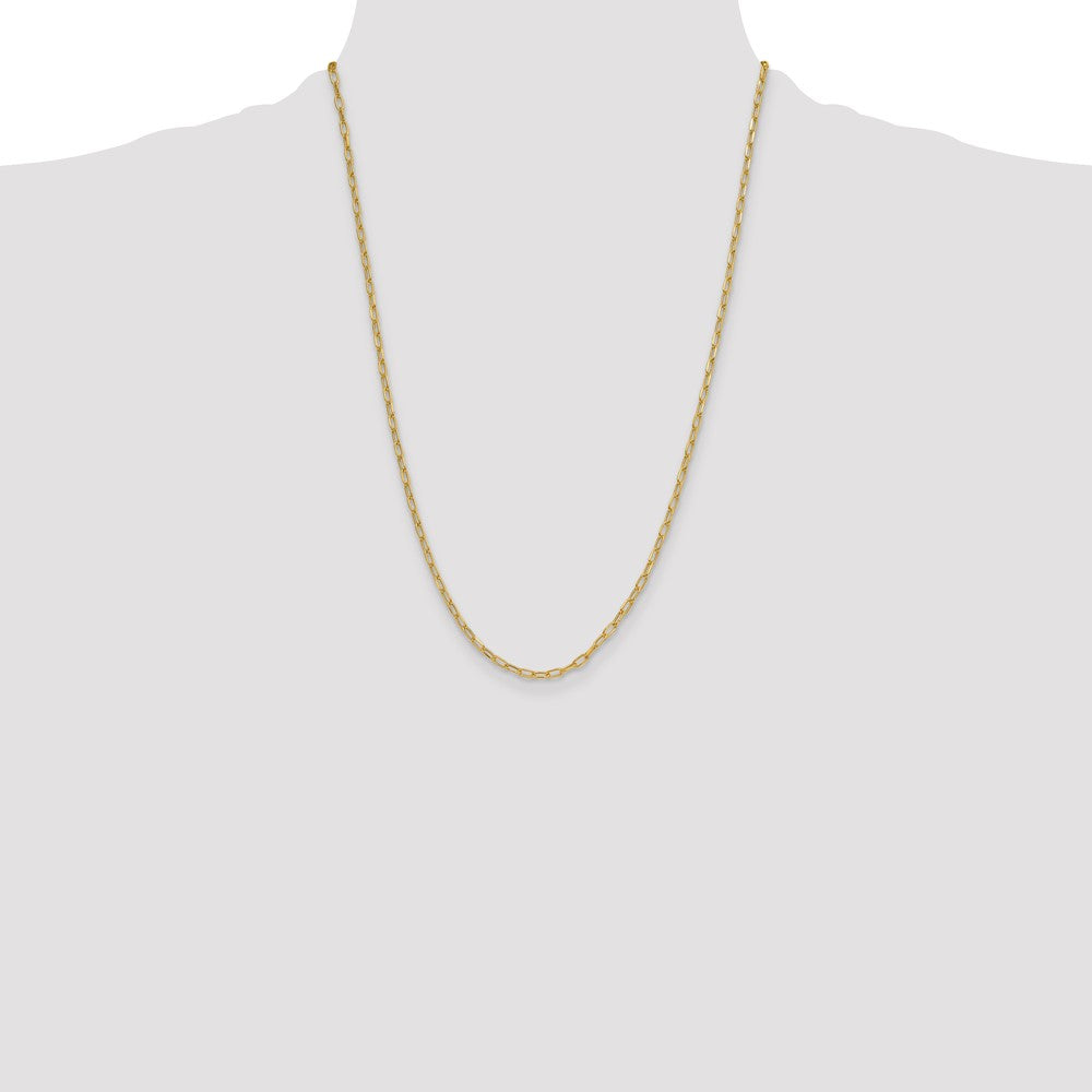 3.0mm Semi-Solid Beveled D/C Paperclip Chain