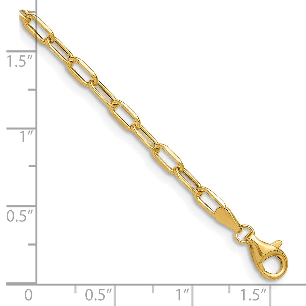 3.0mm Semi-Solid Beveled D/C Paperclip Chain
