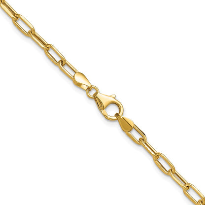 3.7mm Semi-Solid Beveled D/C Paperclip Chain