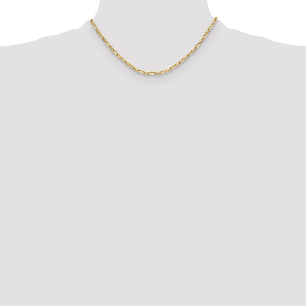3.7mm Semi-Solid Beveled D/C Paperclip Chain