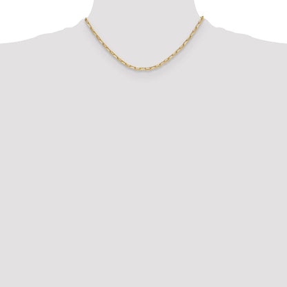 3.7mm Semi-Solid Beveled D/C Paperclip Chain