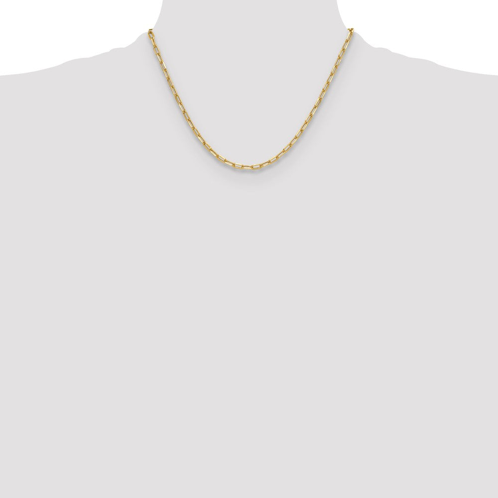 3.7mm Semi-Solid Beveled D/C Paperclip Chain