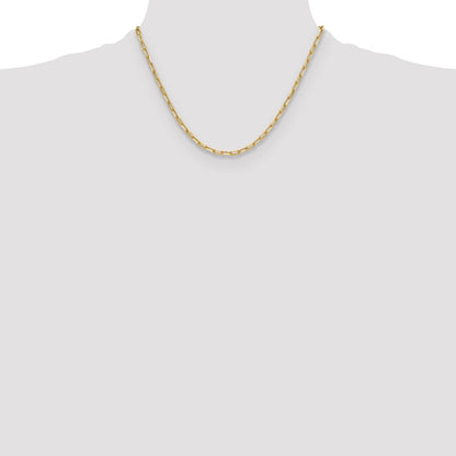 3.7mm Semi-Solid Beveled D/C Paperclip Chain