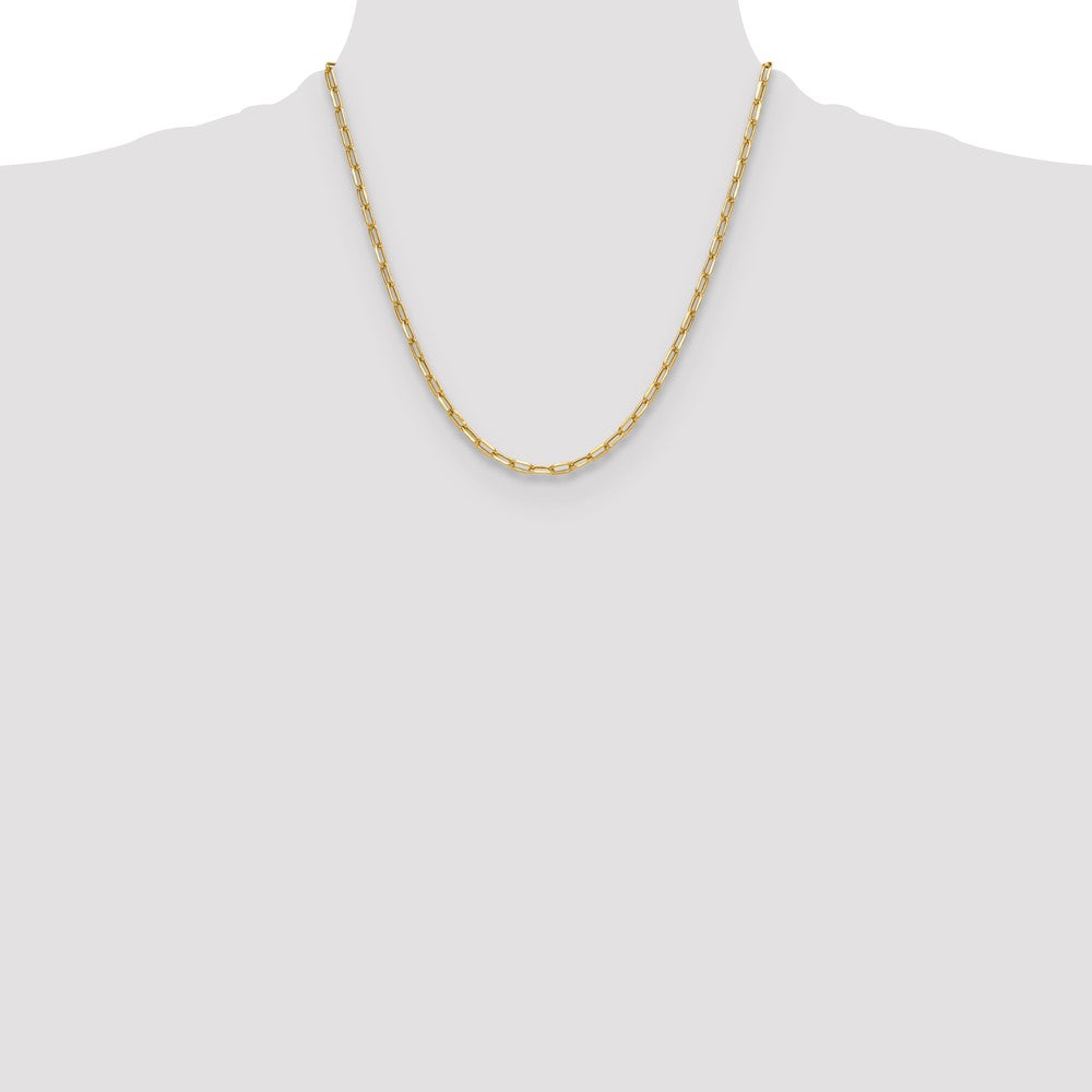 3.7mm Semi-Solid Beveled D/C Paperclip Chain