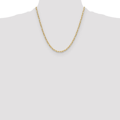 3.7mm Semi-Solid Beveled D/C Paperclip Chain