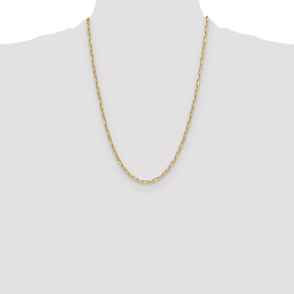 3.7mm Semi-Solid Beveled D/C Paperclip Chain