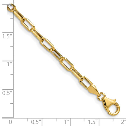 3.7mm Semi-Solid Beveled D/C Paperclip Chain