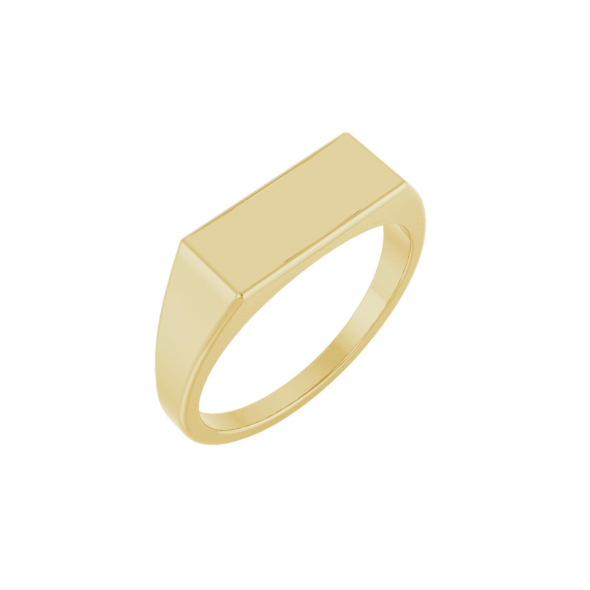 15x7 mm Rectangle Signet Ring