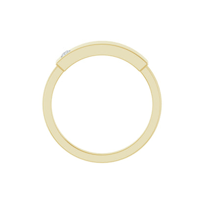 .03 CT Natural Diamond Stackable Family Signet Ring