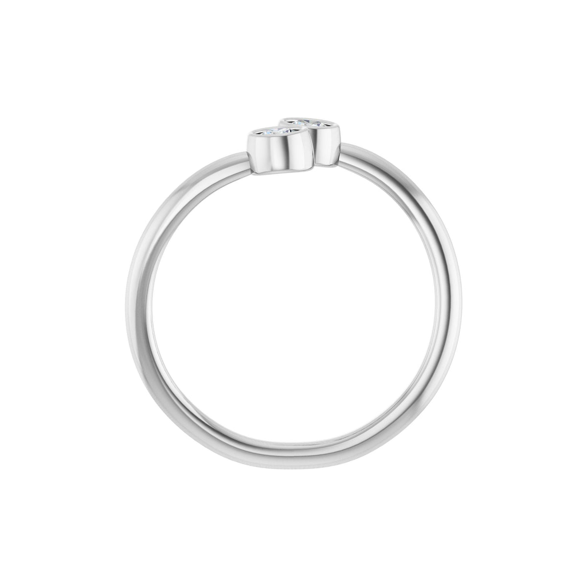 1/5 CTW Natural Diamond Two-Stone Ring