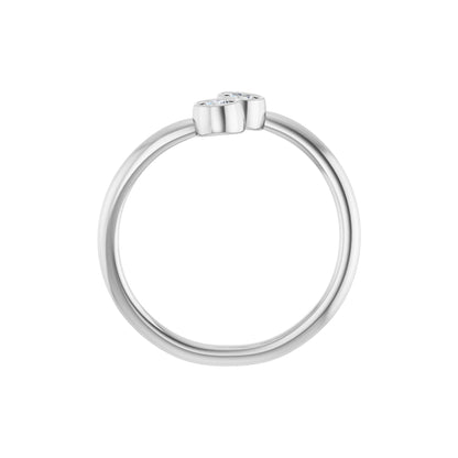 1/5 CTW Natural Diamond Two-Stone Ring
