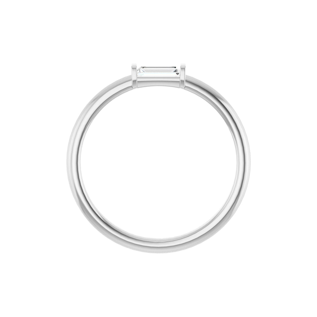 1/6 CTW Natural Diamond Stackable Ring