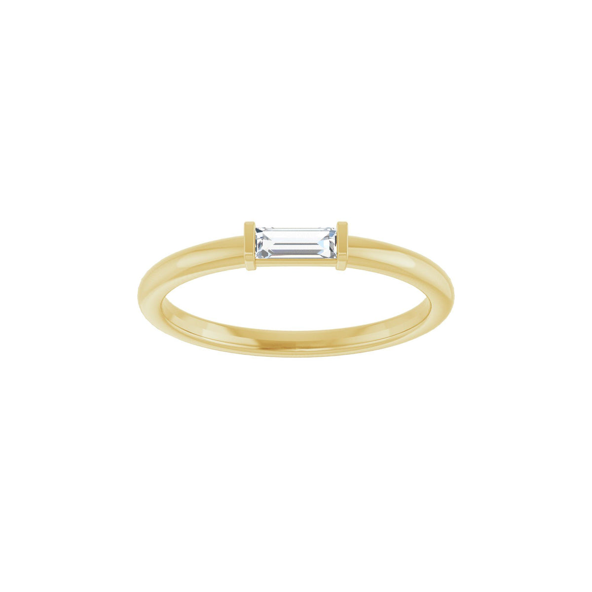 1/8 CTW Natural Diamond Stackable Ring