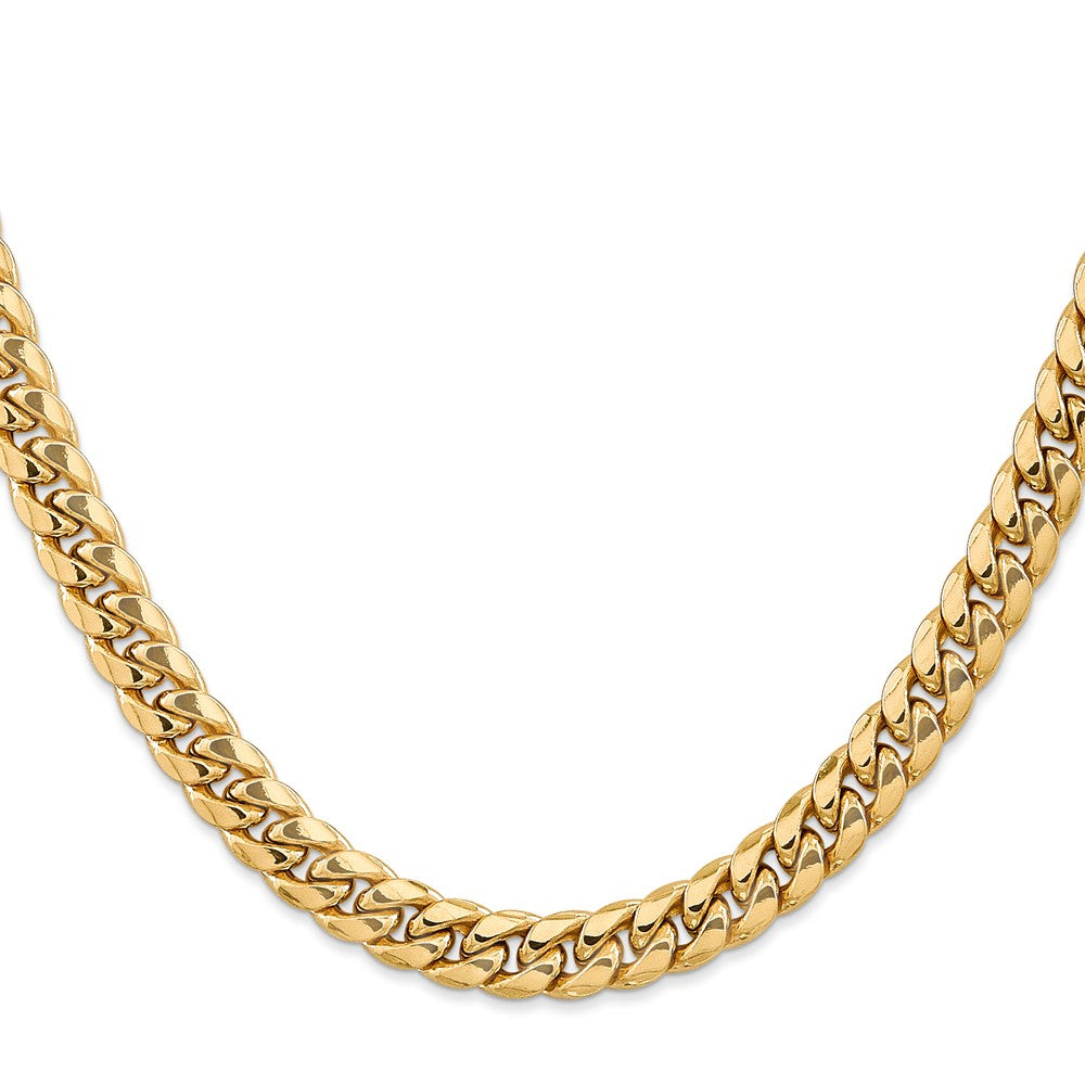7.3mm Semi-Solid Miami Cuban Chain 26"